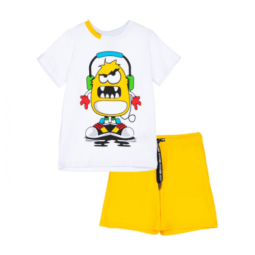 Playtoday Комплект трикотажный для мальчиков: футболка, шорты Monsters kids boys 12312163