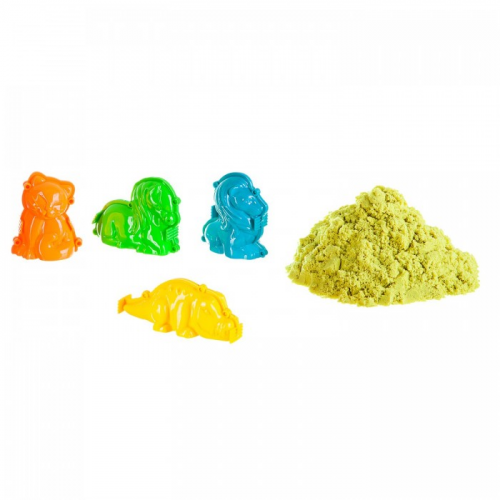 Bondibon Набор игровой Марсианский песок 4 формочки 3D из двух частей 500 г