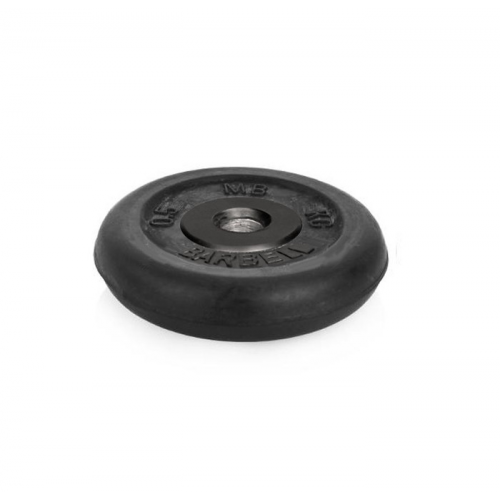 MB Barbell Диск обрезиненный d 31 мм 0.5 кг