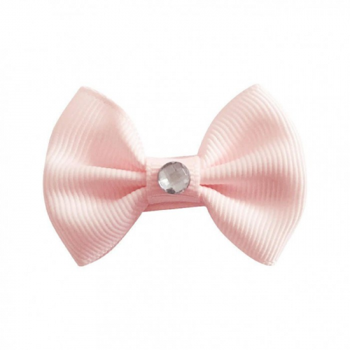 Milledeux Заколка-зажим Bowtie Bow со стразом мини Glam Grosgrain