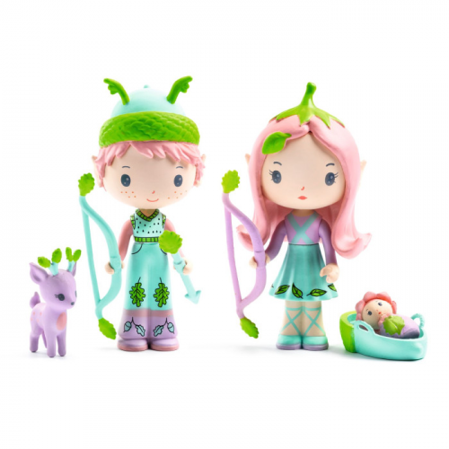 Djeco Игровой набор Tinyly Эльфы Лили и Сильвестр