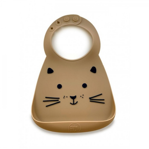 Нагрудник Make my day Baby Bib Cat