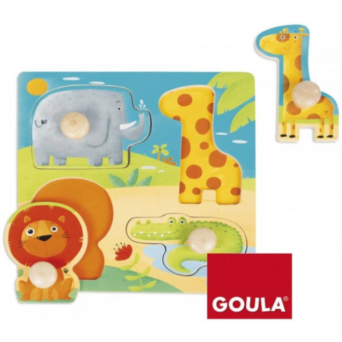 Goula Рамка-вкладыш Животные джунглей 53004