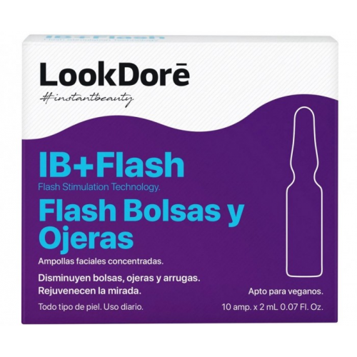 LookDore Концентрированная сыворотка в ампулах для контура век IB + Flash EYES 10x2 мл