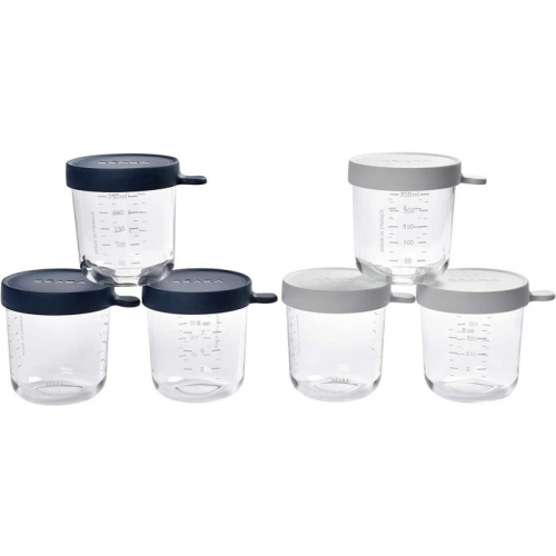 Beaba Набор контейнеров Set 6 Portions Verre 250 мл 6 шт