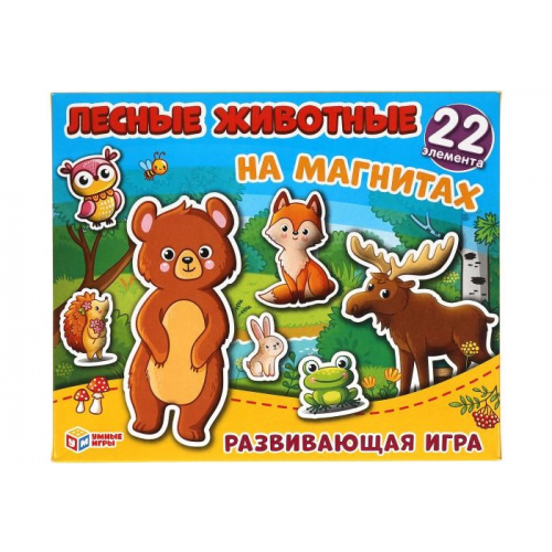 Умные игры Игра на магнитах Лесные животные