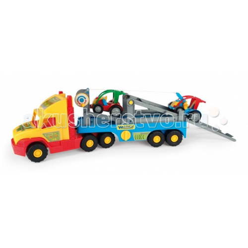Wader Super Truck с легковой машинкой