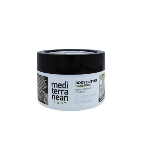 Mediterranean Крем-масло для тела ГАРДЕНИЯ с коллагеном и гиалурновой кислотой- M-B Body Butter 250 мл