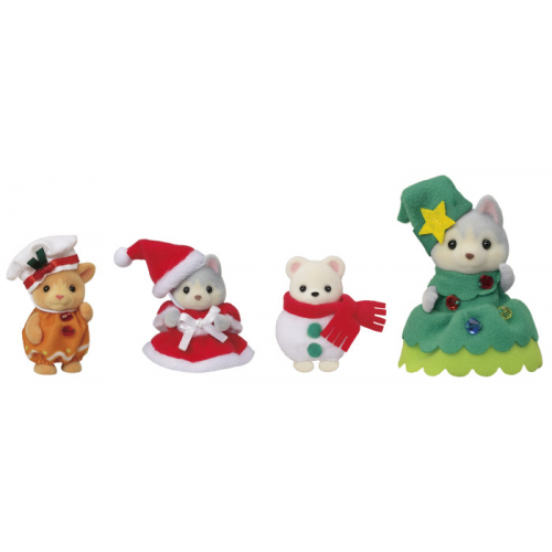 Sylvanian Families Друзья в новогодних костюмах