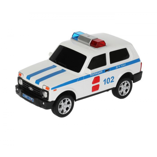 Технопарк Машина со светом и звуком Lada 4 x 4 Urban Полиция 19.5 см