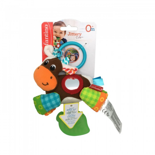 Подвесная игрушка Infantino Коровка 5058