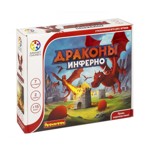 Bondibon Логическая настольная игра Smart Games Драконы Инферно