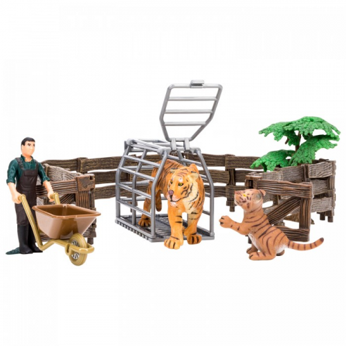 Masai Mara Набор фигурок животных На ферме Тигры (7 предметов)
