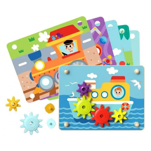 Развивающая игрушка Tooky Toy Мозаика Шестеренки TK352