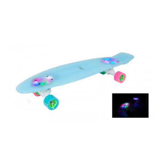 Hudora Скейтборд Retro с подсветкой Iceglow