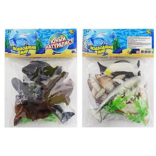 ABtoys Юный натуралист Фигурки морских животных 6 шт