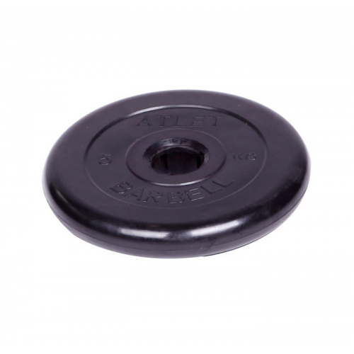 MB Barbell Диск обрезиненный Atlet d 51 мм 5 кг
