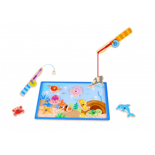 Деревянная игрушка Tooky Toy Игра Рыбалка