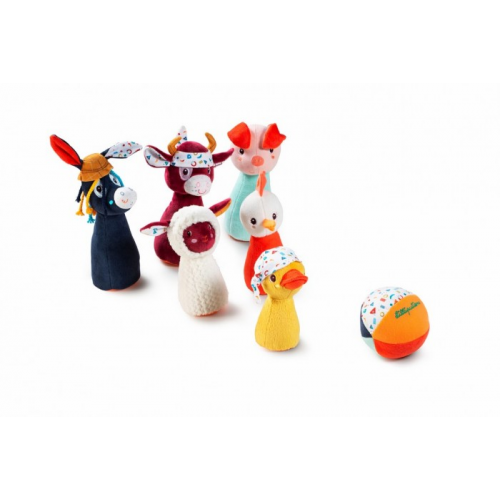 Мягкая игрушка Lilliputiens Боулинг Ферма