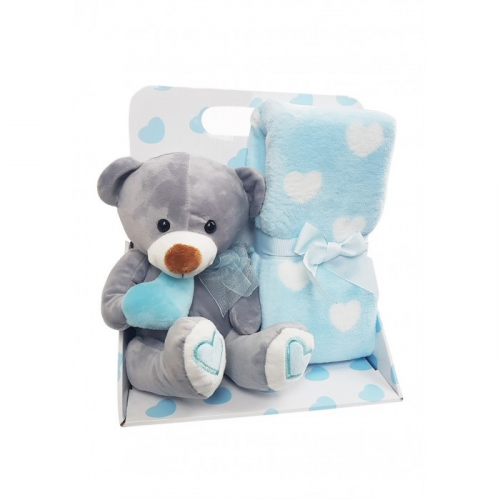 Плед Uviton Набор с игрушкой Bear with heart