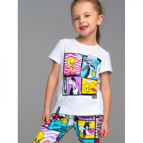 Playtoday Футболка для девочек Be positive kids girls