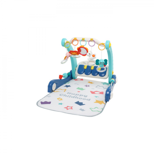 Развивающий коврик Everflo ходунок Happy Childhood 2 в 1