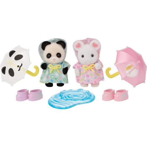 Sylvanian Families Набор Малыши на прогулке под дождем