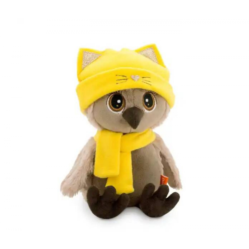 Мягкая игрушка Orange Toys Сова Соня Шапка Котёнок 25 см