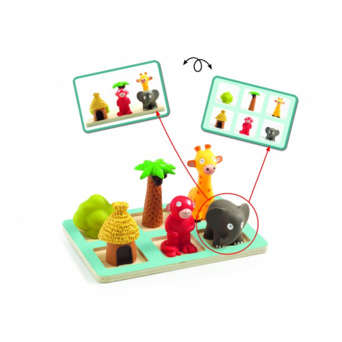 Деревянная игрушка Djeco Настольная развивающая игра Спасьо Эдулюдо