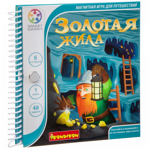 Bondibon Магнитная игра для путешествий Золотая Жила