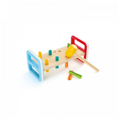 Деревянная игрушка Hape Стучалка Радужная