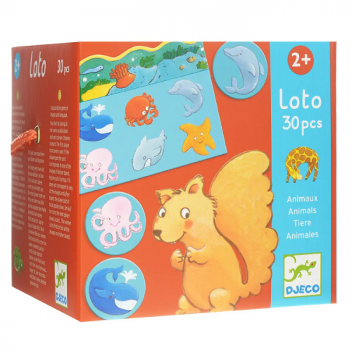 Djeco Настольная игра детское лото Животные