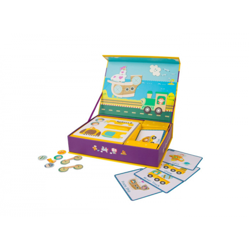Classic World Книга-игра Транспорт магнитная