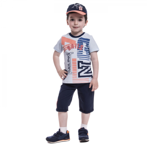 Cascatto Комплект одежды для мальчика (футболка, бриджи, бейсболка) G_KOMM18/30