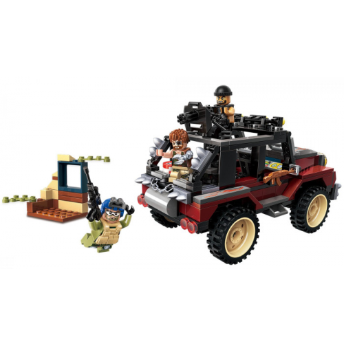 Конструктор Enlighten Brick Машина с фигурками 307 деталей