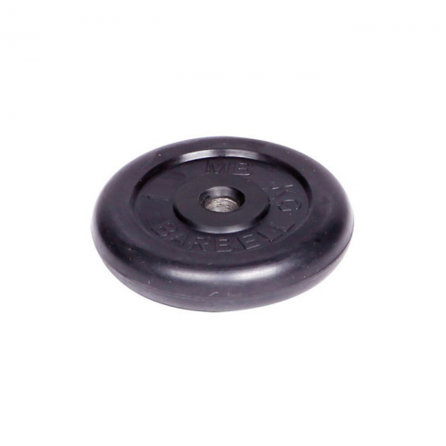 MB Barbell Диск обрезиненный d 31 мм 1 кг