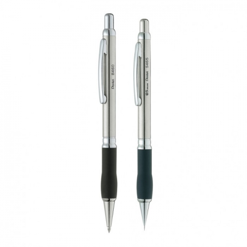 Pentel Набор Sterling: шариковая ручка 0.8 мм и автоматический карандаш 0.5 мм в подарочном футляре
