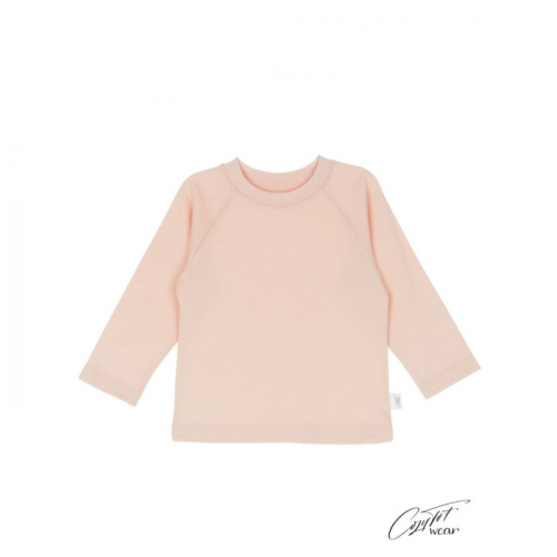 Cozy Tot Футболка оверсайз с длинным рукавом однотонная