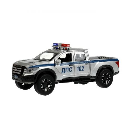 Технопарк Машина металлическая со светом и звуком Nissan Titan Полиция 12.5 см