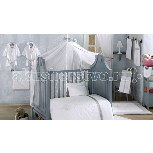 Балдахин для кроватки Kidboo Blossom Linen White