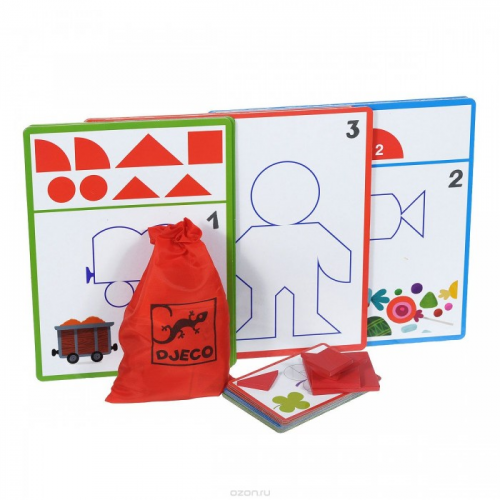 Деревянная игрушка Djeco Игра Eduludo Фигуры