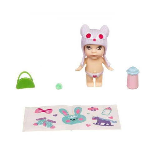 Bondibon Игровой набор OLY Кукла в шаре шапочке-ушанке с животным и аксессуарами ВВ3891