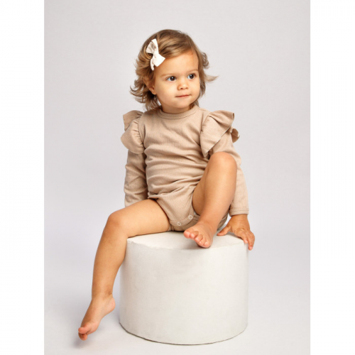 AmaroBaby Боди детское с длинным рукавом с рюшами Fashion