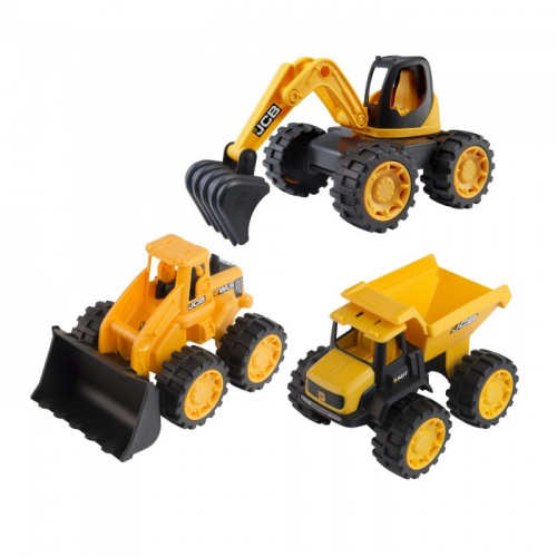 JCB Игровой набор строительной техники 3 машинки