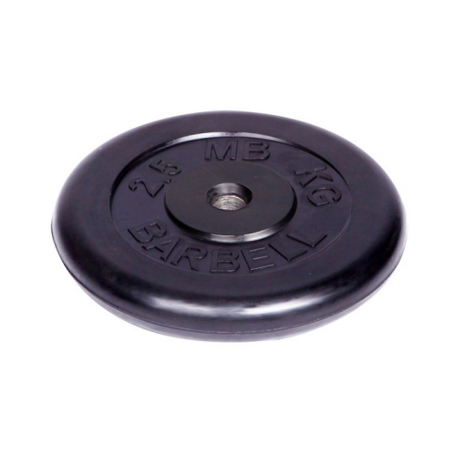 MB Barbell Диск обрезиненный d 31 мм 2.5 кг