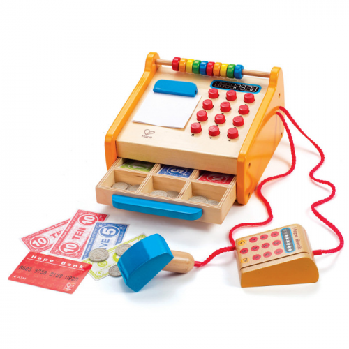 Деревянная игрушка Hape Касса Супермаркет