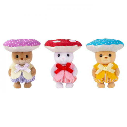 Sylvanian Families Набор Малыши в костюмчиках грибочков