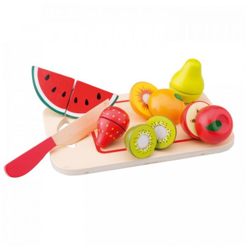 Деревянная игрушка New Cassic Toys Игровой набор продуктов Фрукты