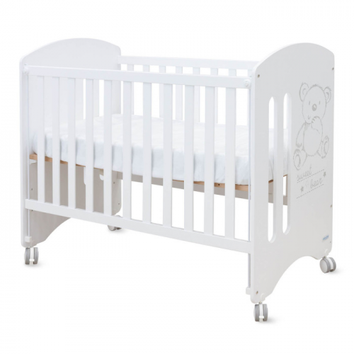 Детская кроватка Micuna Sweet Bear 120х60 с матрасом Sleepy 117х59х10