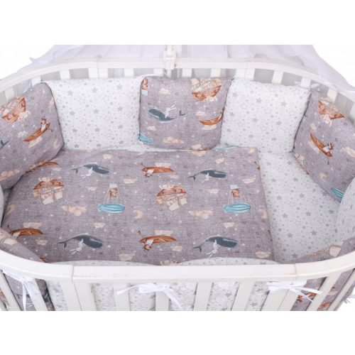Комплект в кроватку AmaroBaby Путешественники (15 предметов)